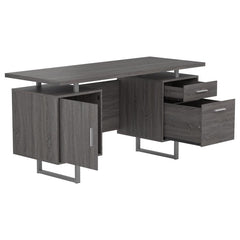 Lawtey Grey Computer Desk - MyWaynesHome #