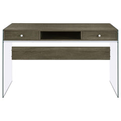 Dobrev Grey Writing Desk - MyWaynesHome #