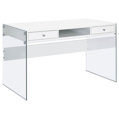 Dobrev White Writing Desk - MyWaynesHome #