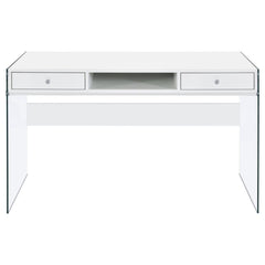 Dobrev White Writing Desk - MyWaynesHome #