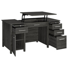 Dylan Grey Lift Top Computer Desk - MyWaynesHome #