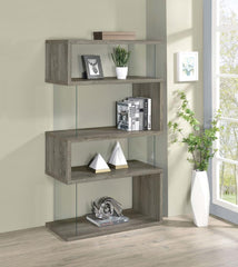 Emelle Grey Bookcase - MyWaynesHome #