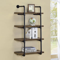 Elmcrest Brown 24"w Wall Shelf - MyWaynesHome #