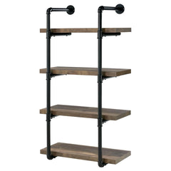 Elmcrest Brown 24"w Wall Shelf - MyWaynesHome #