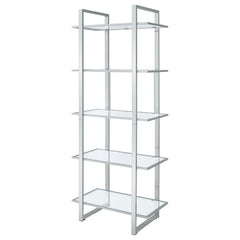 Hartford Silver Bookcase - MyWaynesHome #