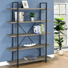 Cole Grey Bookcase - MyWaynesHome #