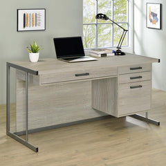 Loomis Grey Computer Desk - MyWaynesHome #