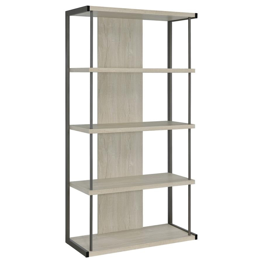 Loomis Grey Bookcase - MyWaynesHome #