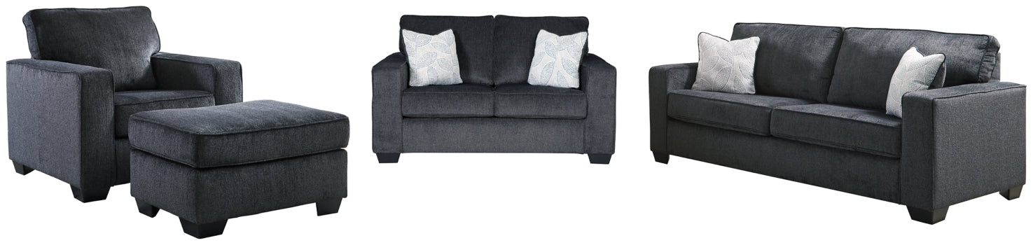 Altari Sofa, Loveseat, Chair and Ottoman - MyWaynesHome #