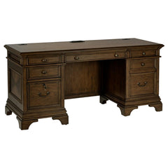 Hartshill Brown Credenza Desk - MyWaynesHome #