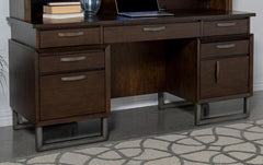 Marshall Brown Credenza Desk - MyWaynesHome #