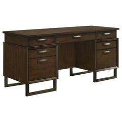 Marshall Brown Credenza Desk - MyWaynesHome #
