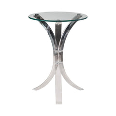 Emmett Clear Side Table - MyWaynesHome #