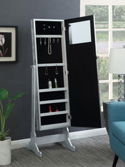 Elle Silver Jewelry Cheval Mirror - MyWaynesHome #