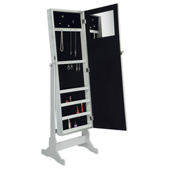 Elle Silver Jewelry Cheval Mirror - MyWaynesHome #