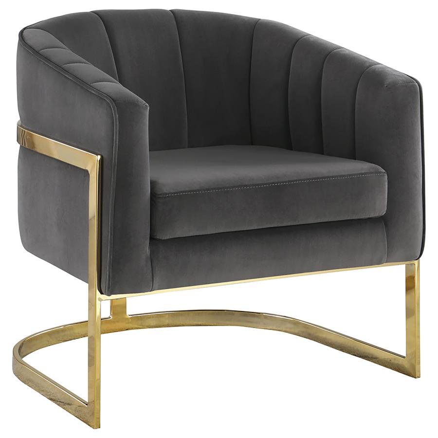 Joey Grey Accent Chair - MyWaynesHome #