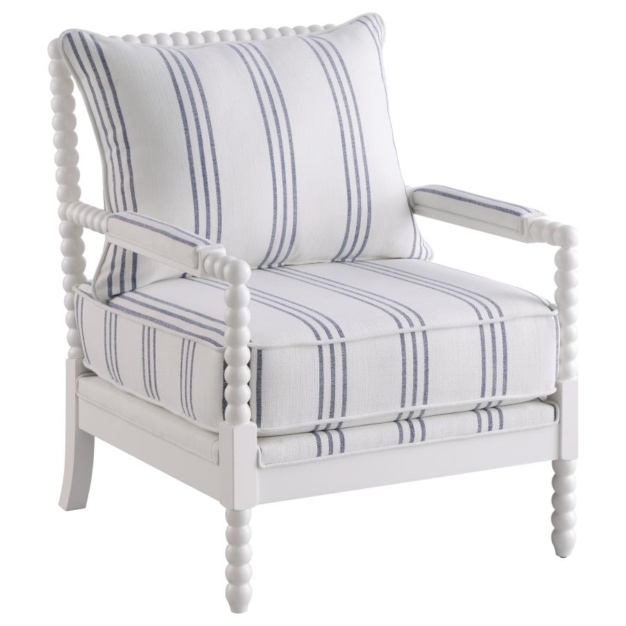Blanchett White Accent Chair - MyWaynesHome #