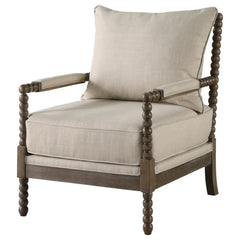Blanchett Beige Accent Chair - MyWaynesHome #