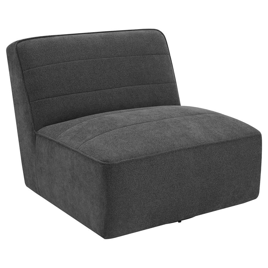 Cobie Grey Swivel Chair - MyWaynesHome #