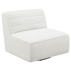 Cobie White Swivel Chair - MyWaynesHome #
