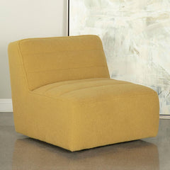 Cobie Yellow Swivel Chair - MyWaynesHome #