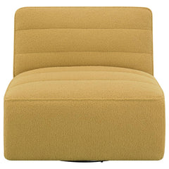 Cobie Yellow Swivel Chair - MyWaynesHome #