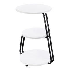 Hilly White Side Table - MyWaynesHome #