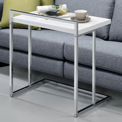 Dani White Side Table - MyWaynesHome #