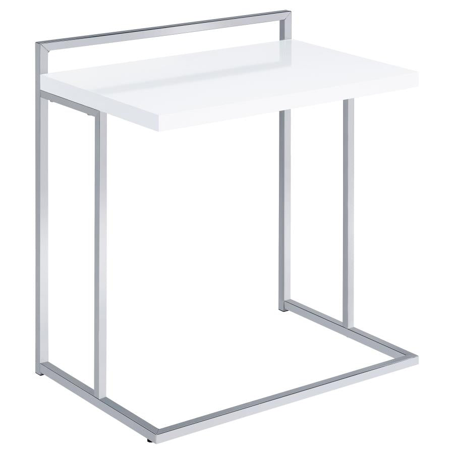 Dani White Side Table - MyWaynesHome #