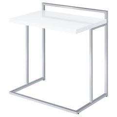 Dani White Side Table - MyWaynesHome #