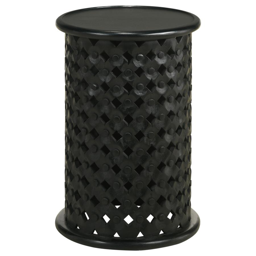 Krish Black Side Table - MyWaynesHome #