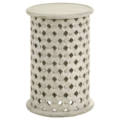 Krish Ivory Side Table - MyWaynesHome #