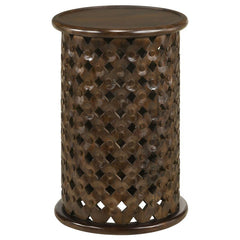 Krish Brown Side Table - MyWaynesHome #