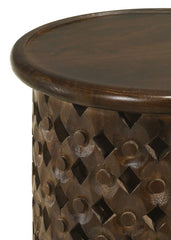Krish Brown Side Table - MyWaynesHome #