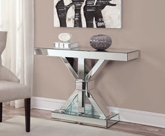 Lurlynn Silver Console Table - MyWaynesHome #