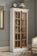 Tammi White Tall Accent Cabinet - MyWaynesHome #