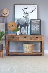 Esther Brown Console Table - MyWaynesHome #