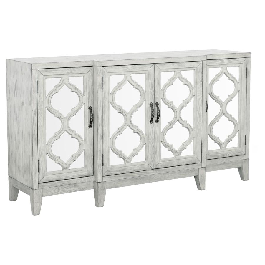 Mckellen White Accent Cabinet - MyWaynesHome #
