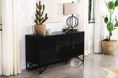 Riddell Black Accent Cabinet - MyWaynesHome #