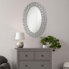 Colleen Silver Wall Mirror - MyWaynesHome #