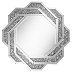 Mikayla Silver Wall Mirror - MyWaynesHome #