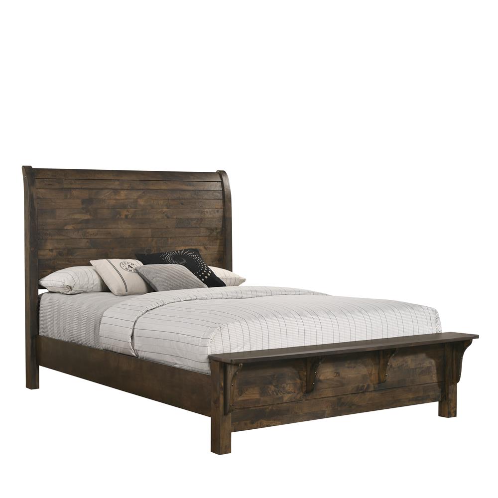 BLUE RIDGE 6/6-5/0 EK/Q SIDE RAILS-RUSTIC GRAY - MyWaynesHome #