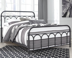 Nashburg Queen Metal Bed - MyWaynesHome #