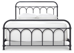 Nashburg Queen Metal Bed - MyWaynesHome #