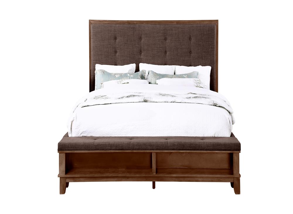CAGNEY 5/0 Q HEADBOARD - CHESTNUT - MyWaynesHome #