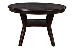 GIA 5 PC 47" ROUND DINING TABLE & 4 CHAIRS-EBONY - MyWaynesHome #