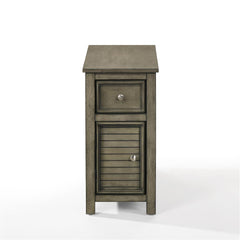 SAMSON END TABLE W/DRWR-GRAY - MyWaynesHome #