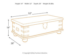 Carynhurst Coffee Table and 2 End Tables - MyWaynesHome #