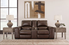 Alessandro Power Reclining Loveseat with Console - MyWaynesHome #