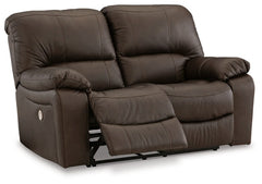 Leesworth Power Reclining Loveseat - MyWaynesHome #